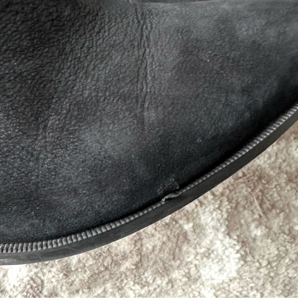 Sole Society Black Pointed Toe Ankle Booties with small studs So Delphine - Picture 12 of 12